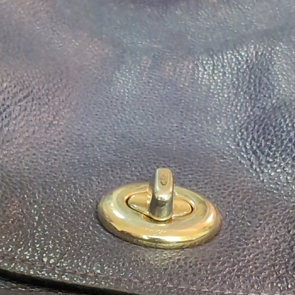 Coach Purple Leather Bag - Picture 6 of 8
